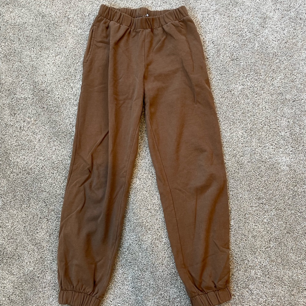 SOLD - Brown Brandy Rosa Sweatpants
